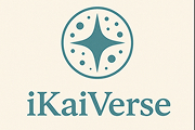 This logo for “iKaiVerse” blending spirituality, modernity, and universality.